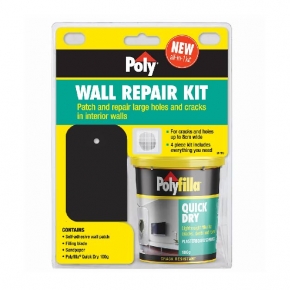 Sandpaper store for polyfilla